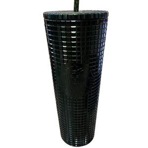 Starbucks 2021 Emerald Green Holiday Grid 24-Ounce Cup